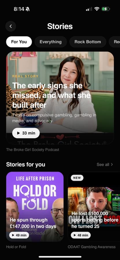Stories: The early signs she missed, and what she built after